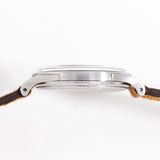 vintage omega black dial side shot
