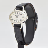 vintage vulcain oval shaped timepiece, side of the case