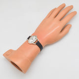 vintage vulcain oval shaped timepiece, wrist shot overview