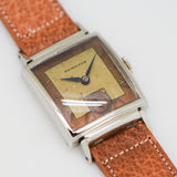 1937 Vintage Hamilton "Ross" 14k White Rose Gold Filled Watch (# 15805)