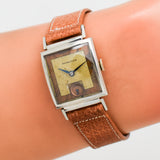 1937 Vintage Hamilton "Ross" 14k White Rose Gold Filled Watch (# 15805)