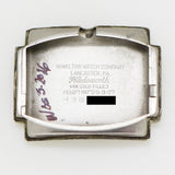 1937 Vintage Hamilton "Ross" 14k White Rose Gold Filled Watch (# 15805)