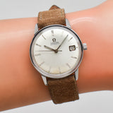 1965 Vintage Omega Automatic Ref. 166.037 Stainless Steel Watch (# 15810)