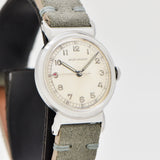 1940's Vintage Movado Ref. 18619 Stainless Steel Watch (# 15812)