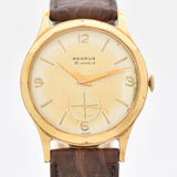 1960's Vintage Benrus 10K Yellow Gold Filled Watch (# 14650)