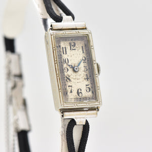 1930's Vintage American Watch Case Co. Ladies 18k White Gold Watch (# 14677)