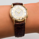 1950's Jaeger-Le Coultre Memovox Alarm 14K Yellow Gold Watch (# 14562)