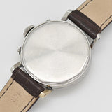 1950's Vintage Movado Triple Date Calendar Stainless Steel Watch (# 14478)