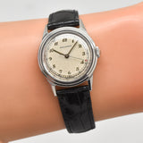 1960's Vintage Movado Reference 18610 Stainless Steel Watch (# 14538)
