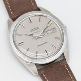 additional dial of the omega seamaster timepiece lying on its back