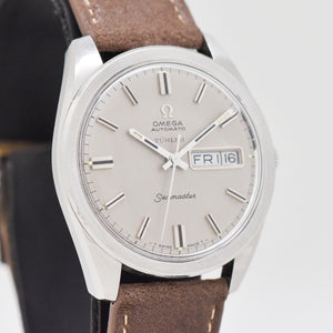 image of the dial of the omega seamaster timepiece