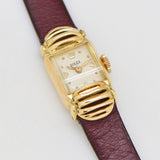 close up dial of the rolex ladies watch
