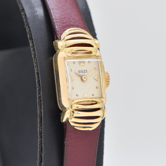 rolex ladies watch dial shot