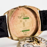 1920's Vintage J.W. Benson Cushion-shaped 9k Yellow Gold Watch (# 14522)