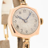 1928 Vintage Rolex Ladies 9k Solid Rose Gold Watch (# 13897)