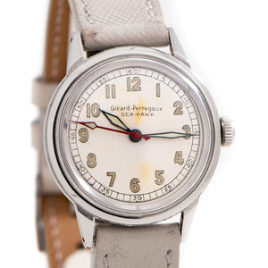1950's Girard Perregaux Sea-Hawk Stainless Steel Watch   (# 14028)