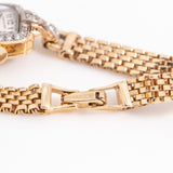 1938 Vintage Hamilton Ladies Sized Solid 14k Yellow Gold & Diamonds Watch (# 14068)