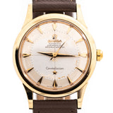 1958 Vintage Omega Constellation "Pie Pan" Dial Ref. 2852-16SC 14k Yellow Gold Cap over Stainless Steel (# 15551)