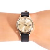 1950's Vintage Mido Multifort Powerwind Ref. 8238 18K Yellow Gold Plated Stainless Steel (# 14124)