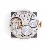 vintage omega square shaped ww, movement