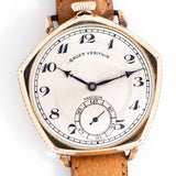 1930's Vintage Gruen Pentagon Verithin Precision 14K Gold Filled Pocket Watch Conversion (# 14198)