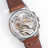 1950's Vintage Eska Two-Register Chronograph in Chrome Plated Stainless Steel (# 14210)
