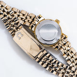 1969 Vintage Omega Ladymatic Ref. 555.003 in 18k Yellow Gold Plated & Stainless Steel (# 14216)
