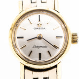 1969 Vintage Omega Ladymatic Ref. 555.003 in 18k Yellow Gold Plated & Stainless Steel (# 14216)
