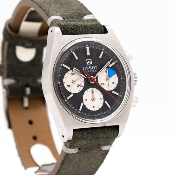1970's Vintage Tissot Seastar Chronograph Stainless Steel Watch (# 14115)