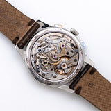 1950's-60's Vintage Wakmann Triple Date 3-Register Chronograph Ref. 2995/2002 Stainless Steel Watch (# 13859)