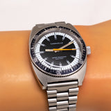 1970's era Caravelle Diver 666 Ref. 3286-DP Stainless Steel Watch (# 13860)