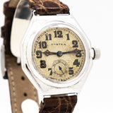 1935 Vintage Oyster By Rolex Reference 2136 Chrome Watch (# 13863)