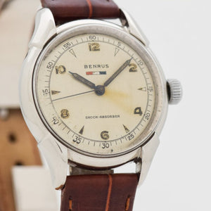 1950's-60's era Benrus Ref. Bh11 Stainless Steel Watch (# 12415)