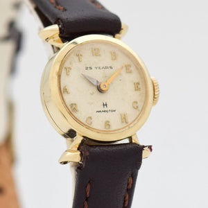 1967 Vintage Hamilton 14k Yellow Gold Recognition/Award Watch (# 12582)