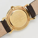 1963 Vintage Jaeger LeCoultre Mystery Dial 10k Yellow Gold Watch (# 13491)