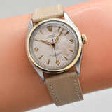 1953 Vintage Rolex Oyster Perpetual Reference 6084 14k Yellow Gold & Stainless Steel Watch (# 13519)