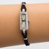 1930's Vintage Waltham Ladies Platinum & Diamonds Watch (# 11309)