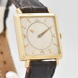 1959 Vintage Longines Mystery Dial Ref. 1050 14k Yellow Gold Watch (# 13401)